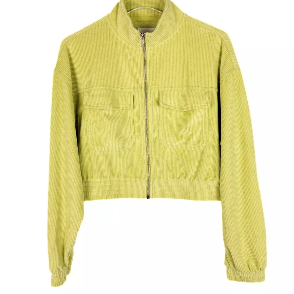 Aerie Groove On Velour Full Zip Cropped Jacket - Picture 4 of 10
